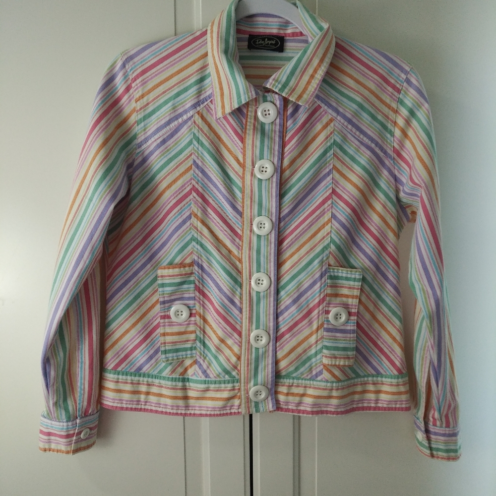 Dan Joyce's | Pastel Rainbow Jacket | Small